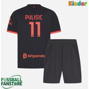 AC Milan Christian Pulisic #11 Replik 3rd trikot Kinder 2026-27 Kurzarm (+ Kurze Hosen)
